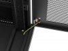 Lanberg Szafa instalacyjna rack stojąca 19 cali 32U 600x600 drzwi perforowane LCD czarna (Flat pack)
